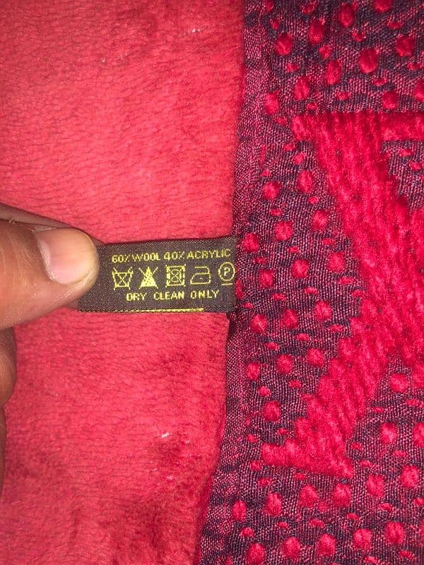 Louis Vuitton Red Logomania Scarf 4