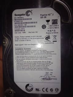 320gb hard bilkl OK health 88