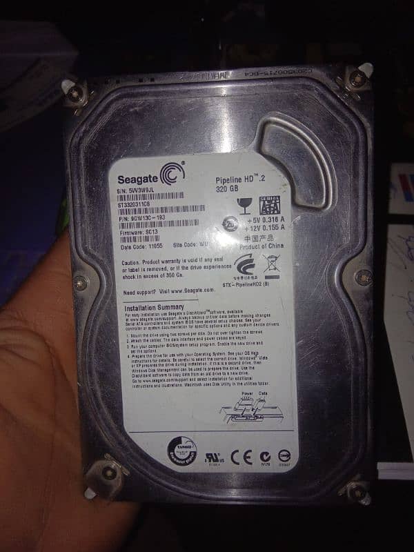 320gb hard bilkl OK health 88 2