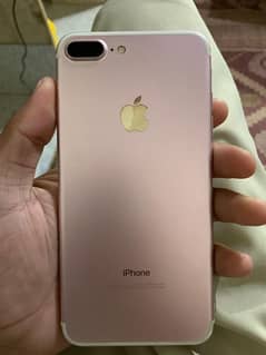 iphone 7 plus 10/10 gold color PTA approved