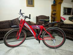 26 inch red color Morgan bicycle