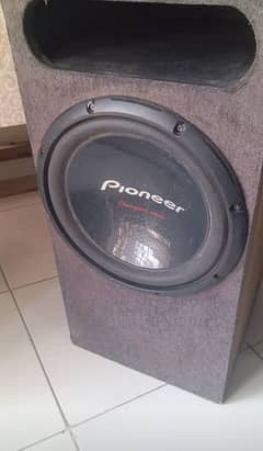 pioneer woofer with base tube