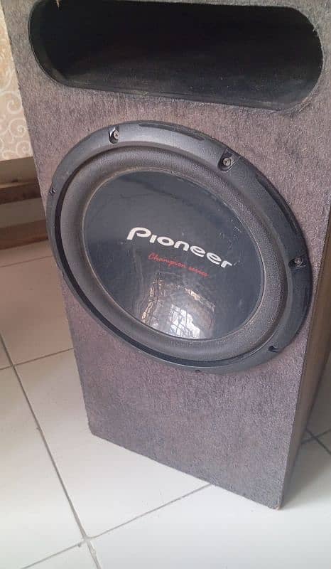 pioneer woofer with base tube 0