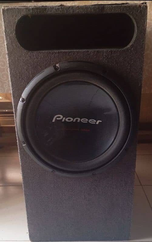 pioneer woofer with base tube 1