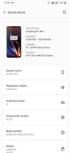 OnePlus 6t 6/128 exchange possible