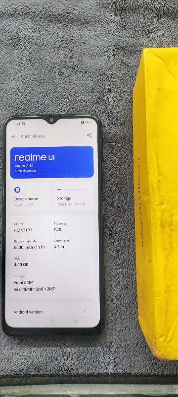 realme. C25. . . . 4GB RAM. . . . . 128. GB. ROM 4