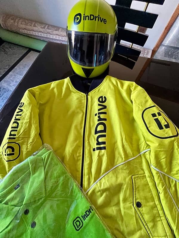 indrive helmet + jacket + shirt 3