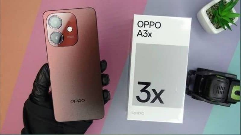 Oppo A3X - 4+4 GB RAM, 128 GB Storage | Warranty Available 0