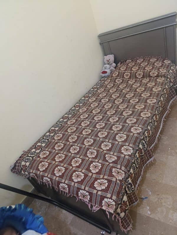 single bed with brand new mattress 2