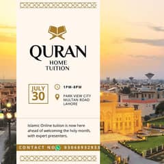 Quran academy home service is available