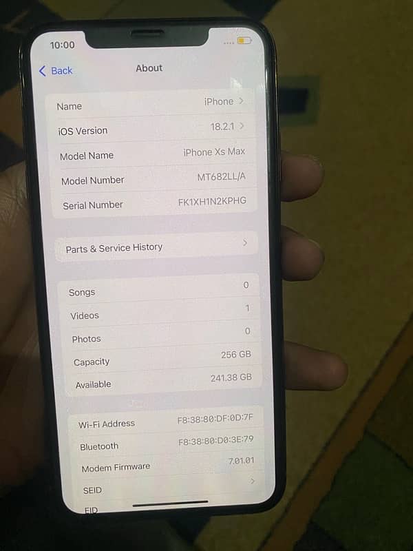 Iphone Xs Max 256 gb Non Pta 5