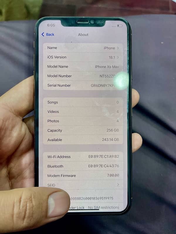 iPhone XS Max PTA 3