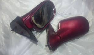 Maroon Side Mirror Cultus Old Left side