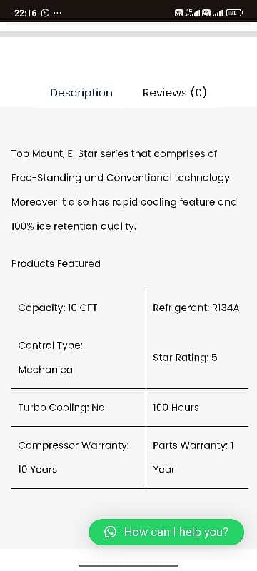 HAEIR HRF 246 ECS Refrigerator 6