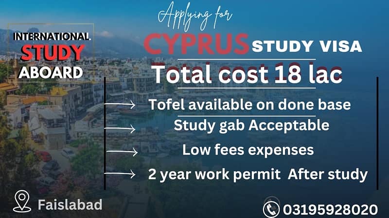 Cyprus study visa available cheap price 0