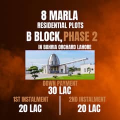 8 Marla PLOTS Available for Sale in Block 0LC-B Bahria Orchard Phase 2