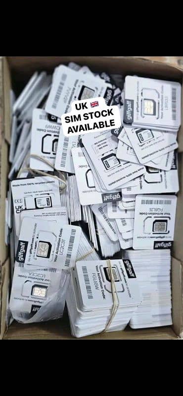 UK 5G SIM AVAILABLE STOCK 0