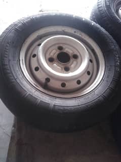 Suzuki every 155/R12 Tyre  plus rim urgent sell