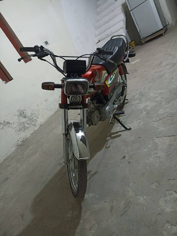 honda cd 70 cc applied for bike 2023 4