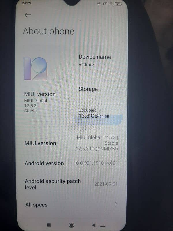 redmi 8  for sale 03459208608 1