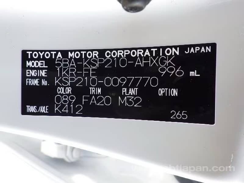 Toyota Yaris 2023 G Package 5A Auction Grade 12