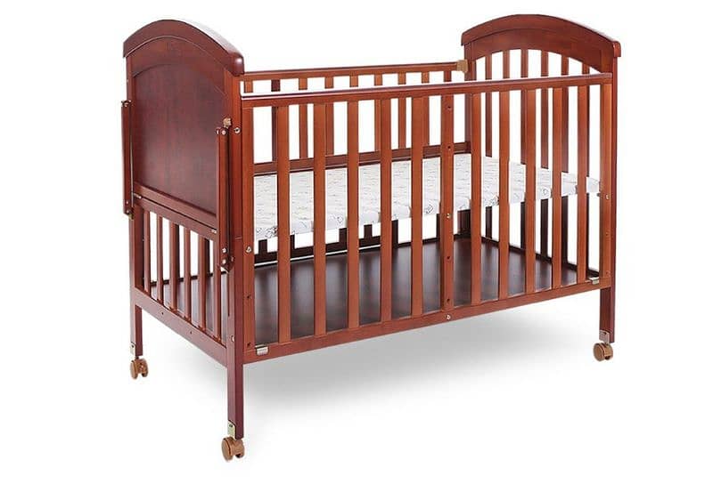 Tinnies Wooden Cot kids bed – Brown 1