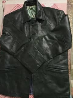 Black Leather Car Coats For Men