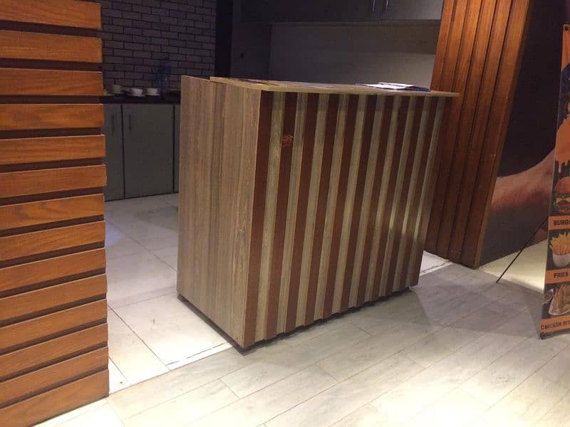 Reception Wooden counter 1