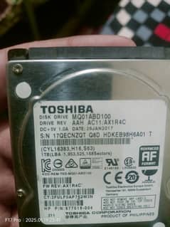 Toshiba hard disk 1tb for laptop