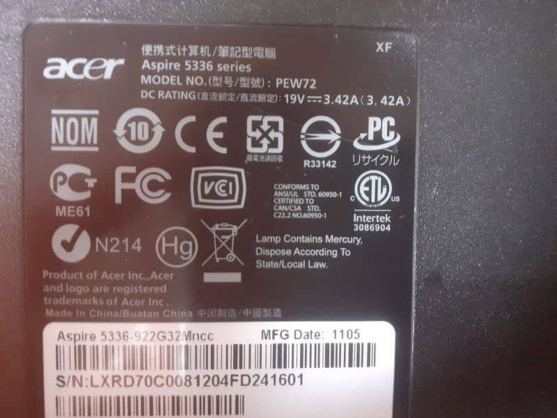 Acer Laptop 1