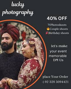 WEDDING PHOTOGRAPHY,BIRTHDAY SHOOTS IN LAHORE