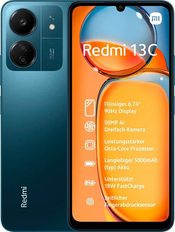 Redmi 13C 6 128 with box charger 10/10 Condition only 3 months used 1