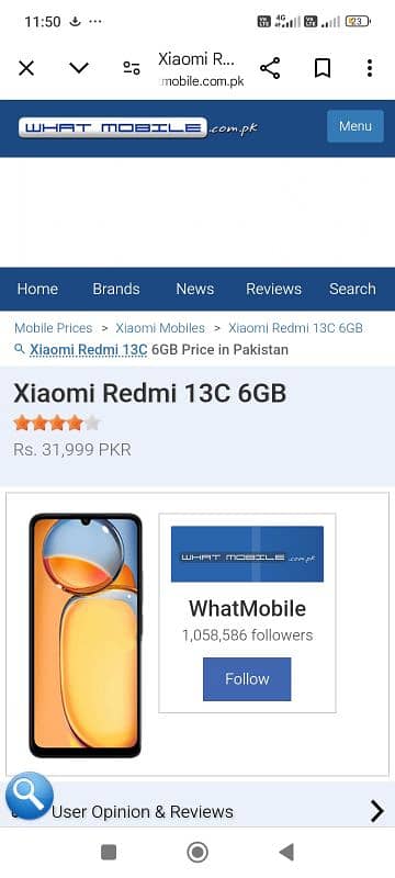 Redmi 13C 6 128 with box charger 10/10 Condition only 3 months used 2