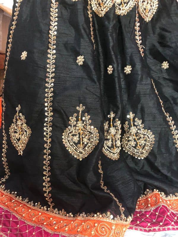 3pcs Black Lehnga choli beautiful 2