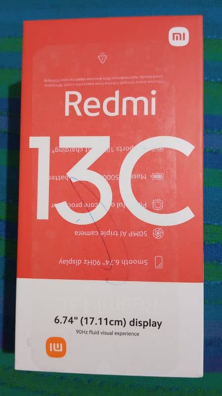 Redme 13 c  daba and charger Available 8