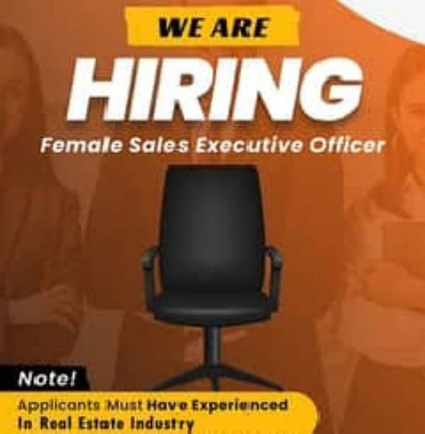 Required Female Property Sales Executive 0