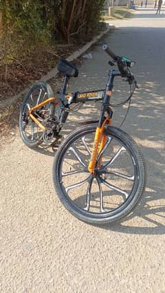 Folding Bicycle With Star Rim