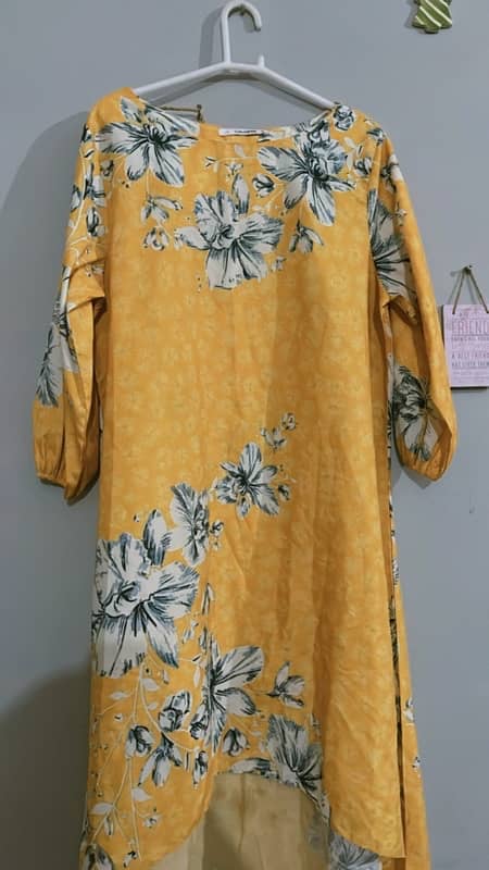 lulusar long dress yellow colour 2