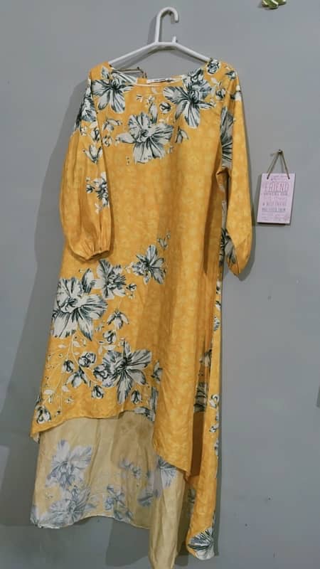 lulusar long dress yellow colour 3