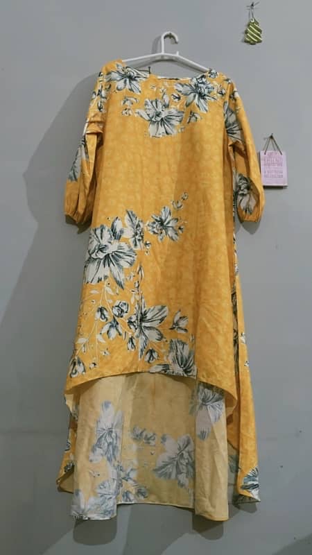 lulusar long dress yellow colour 5