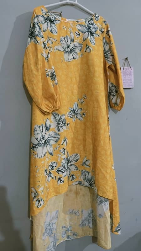 lulusar long dress yellow colour 7