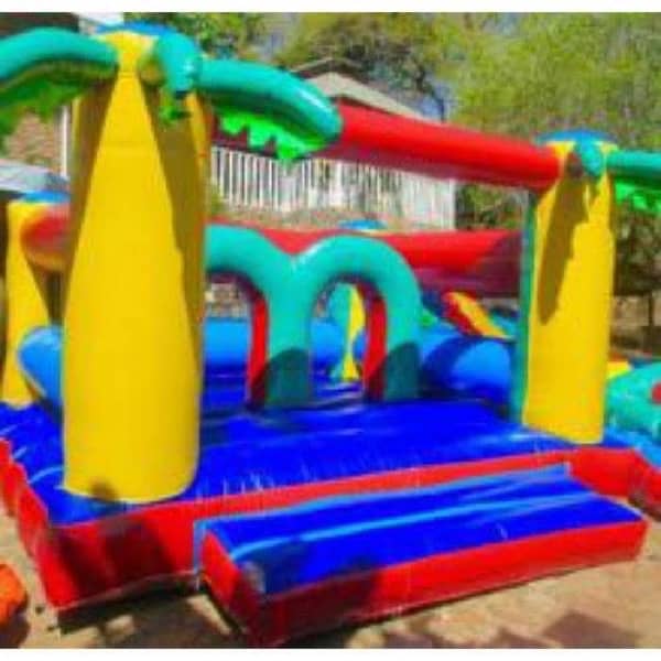 jumping castle / token ride / slide / jhuly / kiddi ride / kids / tram 0