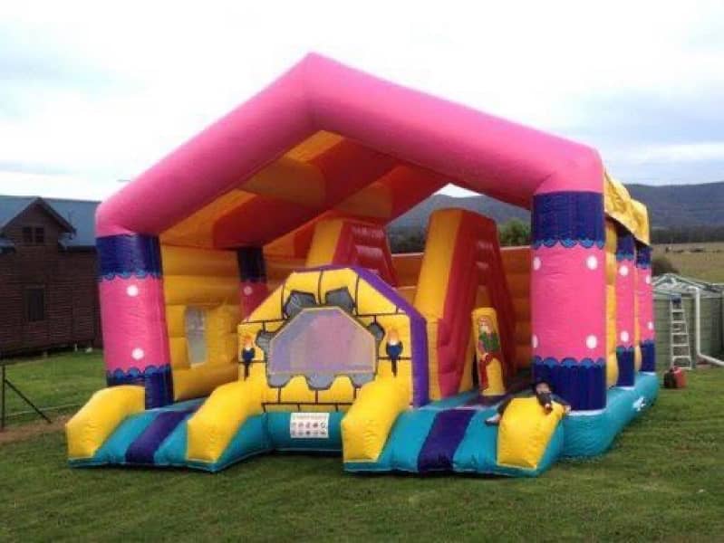 jumping castle / token ride / slide / jhuly / kiddi ride / kids / tram 14