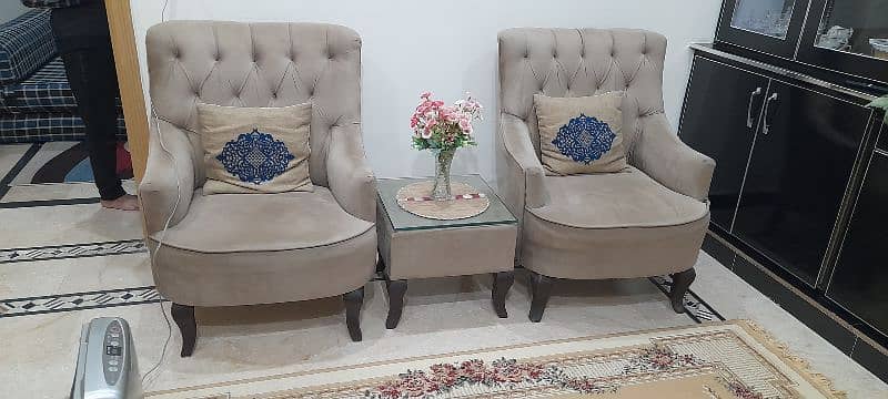 Sofa chairs with table 1