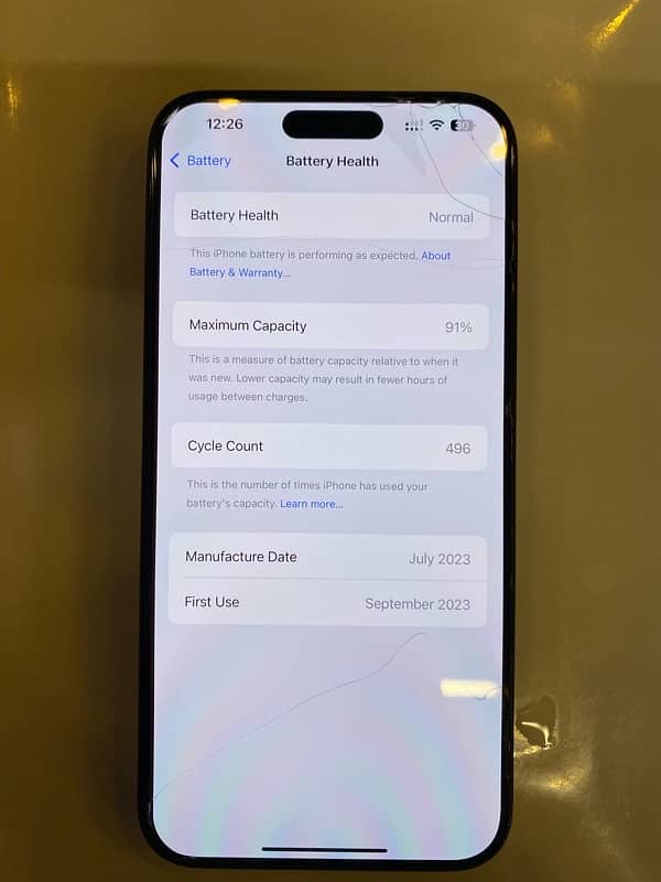 IPHONE 15 pro max pta approved  hk 512 gb 3