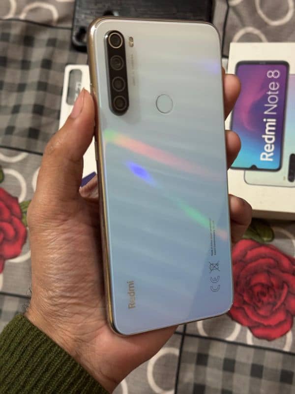 Redmi note 8 with box 10/10 1