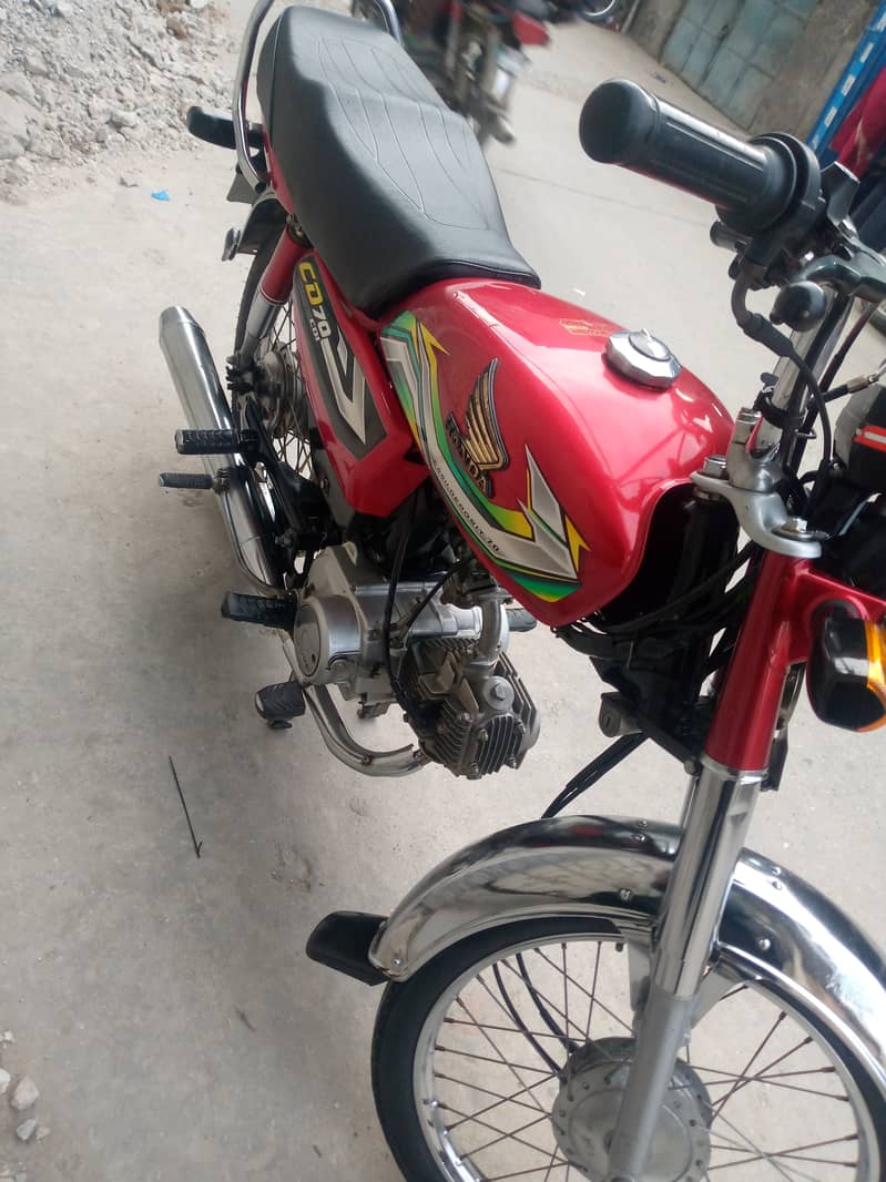 I want to sale my bike Honda cd70 22/23 good condition 1