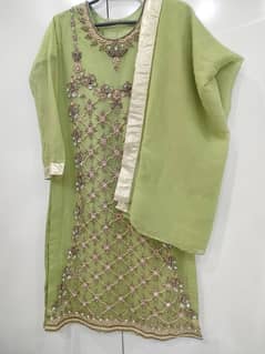 3 PC ladies stitched suits