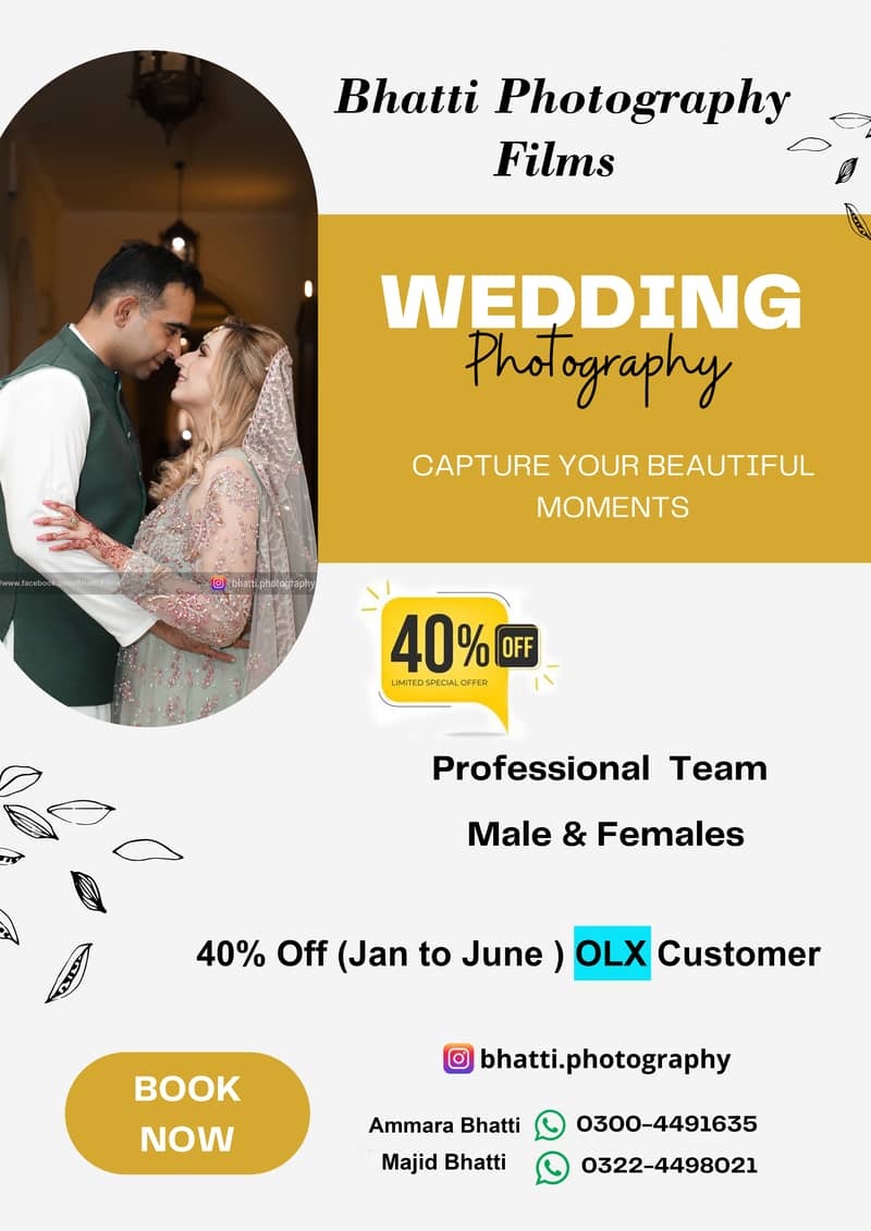 40% DISCOUNT @Bhatti Photography & Films 0