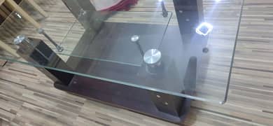 Center Table with Tempered Glass Top